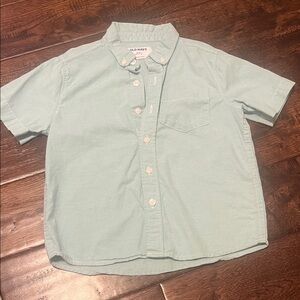 Old Navy Kids Aqua Button Down Shirt